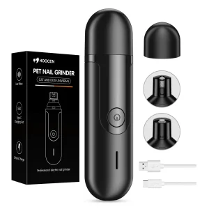 Quiet Dog Nail Grinder - Low-Vibration Electric Trimmer for All Pets