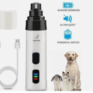 Dog Nail Grinder Electric Pet Heusom Silent Groom Pro Low Noise Trimmer