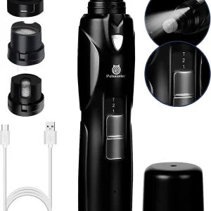 Electric Dog Nail Trimmer, Rechargeable Dog Nail Grinder for Large Dogs